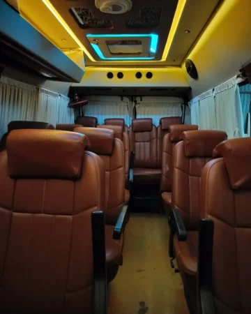 12 Seater Deluxe Tempo Traveller Bangalore