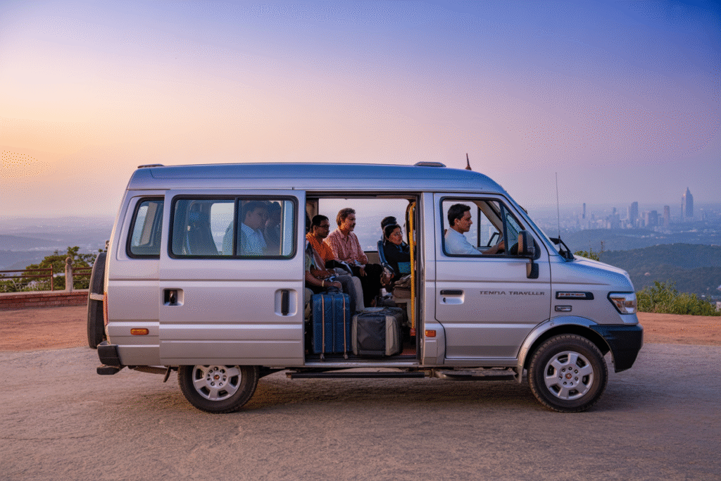 12-Seater Deluxe Tempo Traveller Bangalore